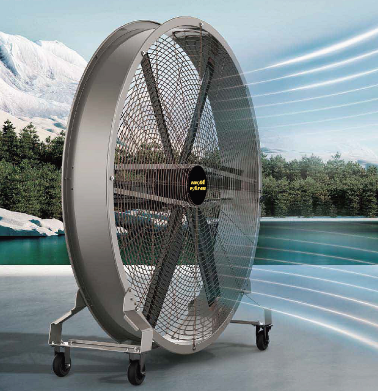 1.2M / 1.5M / 2M Giant Industrial Ground Fan (Price on request)