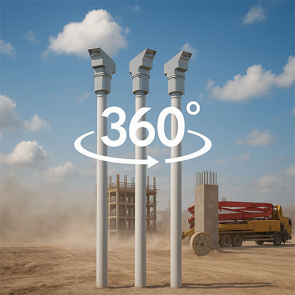 360° High-Pressure Mist Gun System (Construction and Factory Use)