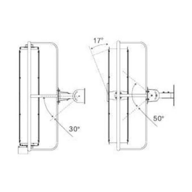 0.9M / 1.2M / 1.5M Wall Mounted Oscillating Fan (price on request)